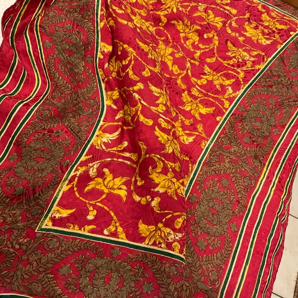 Scarf, Anne Klein Silk Scarf - Picture 6 of 7